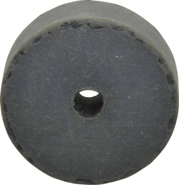 Cratex - 1-1/2" Diam x 1/4" Hole x 1/2" Thick, Surface Grinding Wheel - Silicon Carbide, Extra Fine Grade, 15,000 Max RPM, Rubber Bond, No Recess - All Tool & Supply