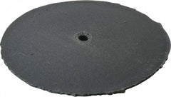 Cratex - 1" Diam x 1/16" Hole x 1/8" Thick, Surface Grinding Wheel - Silicon Carbide, Extra Fine Grade, Rubber Bond, No Recess - All Tool & Supply