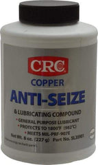 CRC - 8 oz Bottle General Purpose Anti-Seize Lubricant - Copper, -95 to 1,800°F, Bronze, Water Resistant - All Tool & Supply