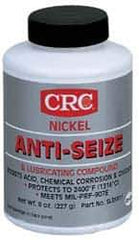 CRC - 8 oz Bottle High Temperature Anti-Seize Lubricant - Nickel, -95 to 2,400°F, Gray, Water Resistant - All Tool & Supply