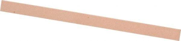 Made in USA - 400 Grit Aluminum Oxide Rectangular Polishing Stone - Super Fine Grade, 1/4" Wide x 4" Long x 1/16" Thick - All Tool & Supply