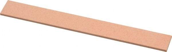 Made in USA - 320 Grit Aluminum Oxide Rectangular Polishing Stone - Extra Fine Grade, 1/2" Wide x 4" Long x 1/16" Thick - All Tool & Supply