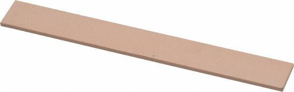 Made in USA - 600 Grit Aluminum Oxide Rectangular Polishing Stone - Super Fine Grade, 1/2" Wide x 4" Long x 1/16" Thick - All Tool & Supply