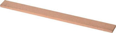 Made in USA - 180 Grit Aluminum Oxide Rectangular Polishing Stone - Very Fine Grade, 1/2" Wide x 6" Long x 1/8" Thick - All Tool & Supply