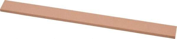 Made in USA - 220 Grit Aluminum Oxide Rectangular Polishing Stone - Very Fine Grade, 1/2" Wide x 6" Long x 1/8" Thick - All Tool & Supply