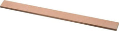 Made in USA - 400 Grit Aluminum Oxide Rectangular Polishing Stone - Super Fine Grade, 1/2" Wide x 6" Long x 1/8" Thick - All Tool & Supply