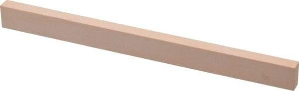 Made in USA - 600 Grit Aluminum Oxide Rectangular Polishing Stone - Super Fine Grade, 1/2" Wide x 6" Long x 1/4" Thick - All Tool & Supply