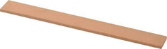 Made in USA - 220 Grit Aluminum Oxide Rectangular Polishing Stone - Very Fine Grade, 3/4" Wide x 6" Long x 1/8" Thick - All Tool & Supply