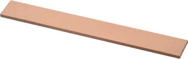 Made in USA - 320 Grit Aluminum Oxide Rectangular Polishing Stone - Extra Fine Grade, 3/4" Wide x 6" Long x 1/8" Thick - All Tool & Supply