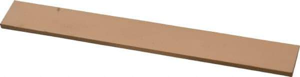 Made in USA - 600 Grit Aluminum Oxide Rectangular Polishing Stone - Super Fine Grade, 3/4" Wide x 6" Long x 1/8" Thick - All Tool & Supply