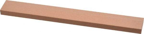 Made in USA - 220 Grit Aluminum Oxide Rectangular Polishing Stone - Very Fine Grade, 3/4" Wide x 6" Long x 1/4" Thick - All Tool & Supply