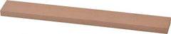 Made in USA - 320 Grit Aluminum Oxide Rectangular Polishing Stone - Extra Fine Grade, 3/4" Wide x 6" Long x 1/4" Thick - All Tool & Supply