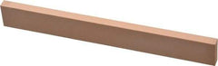 Made in USA - 400 Grit Aluminum Oxide Rectangular Polishing Stone - Super Fine Grade, 3/4" Wide x 6" Long x 1/4" Thick - All Tool & Supply