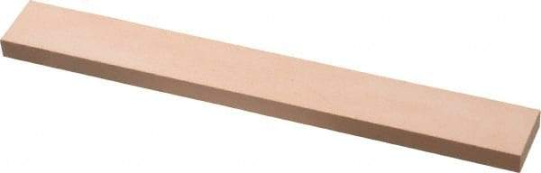 Made in USA - 600 Grit Aluminum Oxide Rectangular Polishing Stone - Super Fine Grade, 3/4" Wide x 6" Long x 1/4" Thick - All Tool & Supply