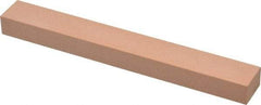 Made in USA - 320 Grit Aluminum Oxide Rectangular Polishing Stone - Extra Fine Grade, 3/4" Wide x 6" Long x 1/2" Thick - All Tool & Supply