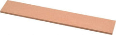 Made in USA - 180 Grit Aluminum Oxide Rectangular Polishing Stone - Very Fine Grade, 1" Wide x 6" Long x 1/8" Thick - All Tool & Supply