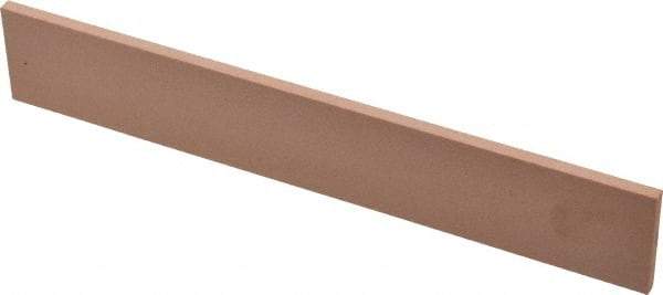 Made in USA - 220 Grit Aluminum Oxide Rectangular Polishing Stone - Very Fine Grade, 1" Wide x 6" Long x 1/8" Thick - All Tool & Supply