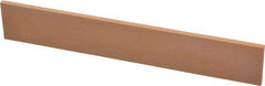 Made in USA - 320 Grit Aluminum Oxide Rectangular Polishing Stone - Extra Fine Grade, 1" Wide x 6" Long x 1/8" Thick - All Tool & Supply