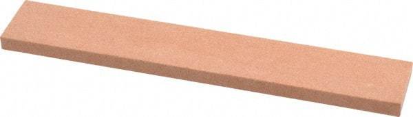 Made in USA - 120 Grit Aluminum Oxide Rectangular Polishing Stone - Fine Grade, 1" Wide x 6" Long x 1/4" Thick - All Tool & Supply