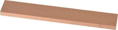 Made in USA - 220 Grit Aluminum Oxide Rectangular Polishing Stone - Very Fine Grade, 1" Wide x 6" Long x 1/4" Thick - All Tool & Supply