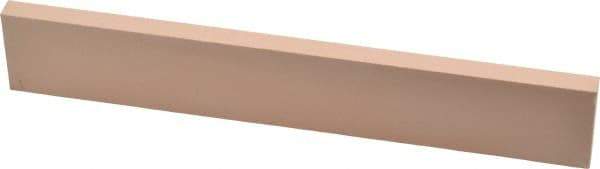 Made in USA - 600 Grit Aluminum Oxide Rectangular Polishing Stone - Super Fine Grade, 1" Wide x 6" Long x 1/4" Thick - All Tool & Supply