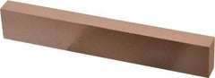 Made in USA - 400 Grit Aluminum Oxide Rectangular Polishing Stone - Super Fine Grade, 1" Wide x 6" Long x 1/2" Thick - All Tool & Supply