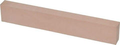 Made in USA - 600 Grit Aluminum Oxide Rectangular Polishing Stone - Super Fine Grade, 1" Wide x 6" Long x 1/2" Thick - All Tool & Supply