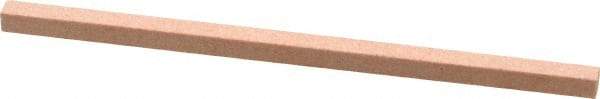 Made in USA - 180 Grit Aluminum Oxide Square Polishing Stone - Very Fine Grade, 5/32" Wide x 4" Long x 5/32" Thick - All Tool & Supply