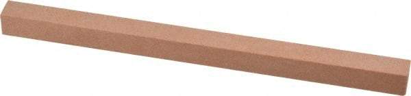 Made in USA - 180 Grit Aluminum Oxide Square Polishing Stone - Very Fine Grade, 3/8" Wide x 6" Long x 3/8" Thick - All Tool & Supply