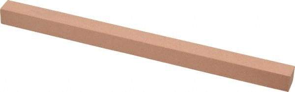 Made in USA - 320 Grit Aluminum Oxide Square Polishing Stone - Extra Fine Grade, 3/8" Wide x 6" Long x 3/8" Thick - All Tool & Supply