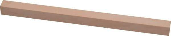 Made in USA - 600 Grit Aluminum Oxide Square Polishing Stone - Super Fine Grade, 3/8" Wide x 6" Long x 3/8" Thick - All Tool & Supply