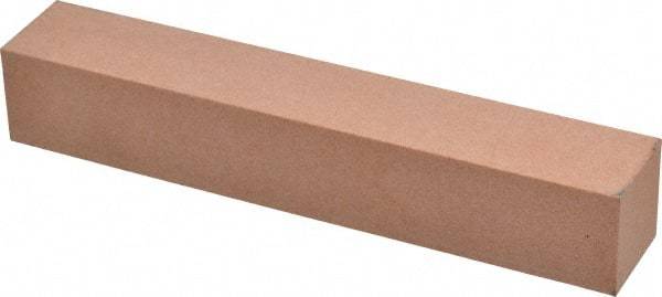 Made in USA - 180 Grit Aluminum Oxide Square Polishing Stone - Very Fine Grade, 1" Wide x 6" Long x 1" Thick - All Tool & Supply