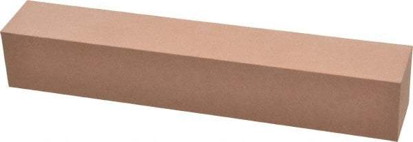 Made in USA - 220 Grit Aluminum Oxide Square Polishing Stone - Very Fine Grade, 1" Wide x 6" Long x 1" Thick - All Tool & Supply