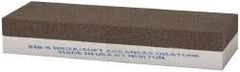 Norton - 6" Long x 2" Wide x 1" Thick, Aluminum Oxide Sharpening Stone - Rectangle, Coarse, Extra Fine Grade - All Tool & Supply