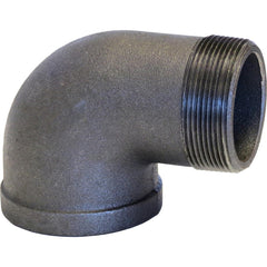 Black Pipe Fittings; Fitting Type: Street Elbow; Fitting Size: 4″; Material: Malleable Iron; Finish: Black; Fitting Shape: 90 ™ Elbow; Thread Standard: NPT; Connection Type: Threaded; Lead Free: No; Standards:  ™ASME ™B1.2.1; ASME ™B16.3;  ™UL ™Listed