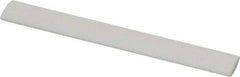 Made in USA - 3" Long x 1/2" Wide x 3/16" Thick, Novaculite Sharpening Stone - Oval, Ultra Fine Grade - All Tool & Supply