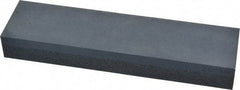 Made in USA - 8" Long x 2" Wide x 1" Thick, Silicon Carbide Sharpening Stone - Rectangle, Coarse, Fine Grade - All Tool & Supply