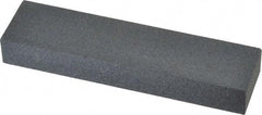 Made in USA - 4" Long x 1" Wide x 1/2" Thick, Silicon Carbide Sharpening Stone - Rectangle, Medium Grade - All Tool & Supply