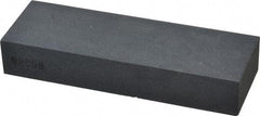 Made in USA - 6" Long x 2" Wide x 5/8" Thick, Silicon Carbide Sharpening Stone - Rectangle, Medium Grade - All Tool & Supply