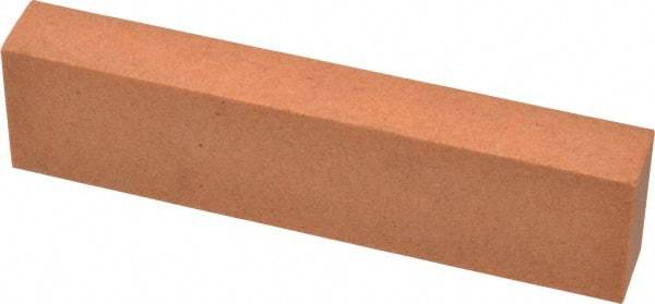 Made in USA - 4" Long x 1" Wide x 1/2" Thick, Aluminum Oxide Sharpening Stone - Rectangle, Fine Grade - All Tool & Supply