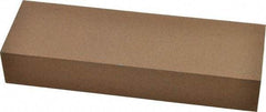 Made in USA - 6" Long x 2" Wide x 1" Thick, Aluminum Oxide Sharpening Stone - Rectangle, Medium Grade - All Tool & Supply