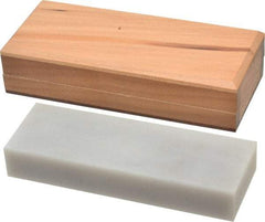 Made in USA - 6" Long x 2" Wide x 3/4" Thick, Novaculite Sharpening Stone - Rectangle, Ultra Fine Grade - All Tool & Supply