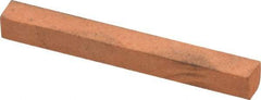 Made in USA - 4" Long x 1/4" Wide x 1/4" Thick, Aluminum Oxide Sharpening Stone - Square, Fine Grade - All Tool & Supply