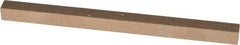 Made in USA - 4" Long x 1/4" Wide x 1/4" Thick, Aluminum Oxide Sharpening Stone - Square, Medium Grade - All Tool & Supply