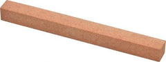 Made in USA - 4" Long x 3/8" Wide x 3/8" Thick, Aluminum Oxide Sharpening Stone - Square, Fine Grade - All Tool & Supply