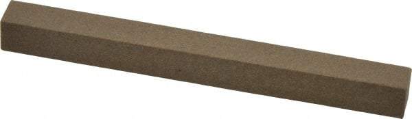 Made in USA - 4" Long x 3/8" Wide x 3/8" Thick, Aluminum Oxide Sharpening Stone - Square, Medium Grade - All Tool & Supply