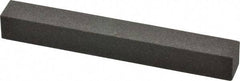 Made in USA - 4" Long x 1/2" Wide x 1/2" Thick, Aluminum Oxide Sharpening Stone - Square, Coarse Grade - All Tool & Supply