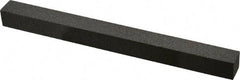 Made in USA - 6" Long x 1/2" Wide x 1/2" Thick, Aluminum Oxide Sharpening Stone - Square, Coarse Grade - All Tool & Supply