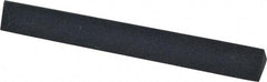 Made in USA - 4" Long x 1/2" Wide x 1/2" Thick, Silicon Carbide Sharpening Stone - Triangle, Fine Grade - All Tool & Supply