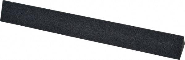 Made in USA - 4" Long x 1/2" Wide x 1/2" Thick, Silicon Carbide Sharpening Stone - Triangle, Medium Grade - All Tool & Supply